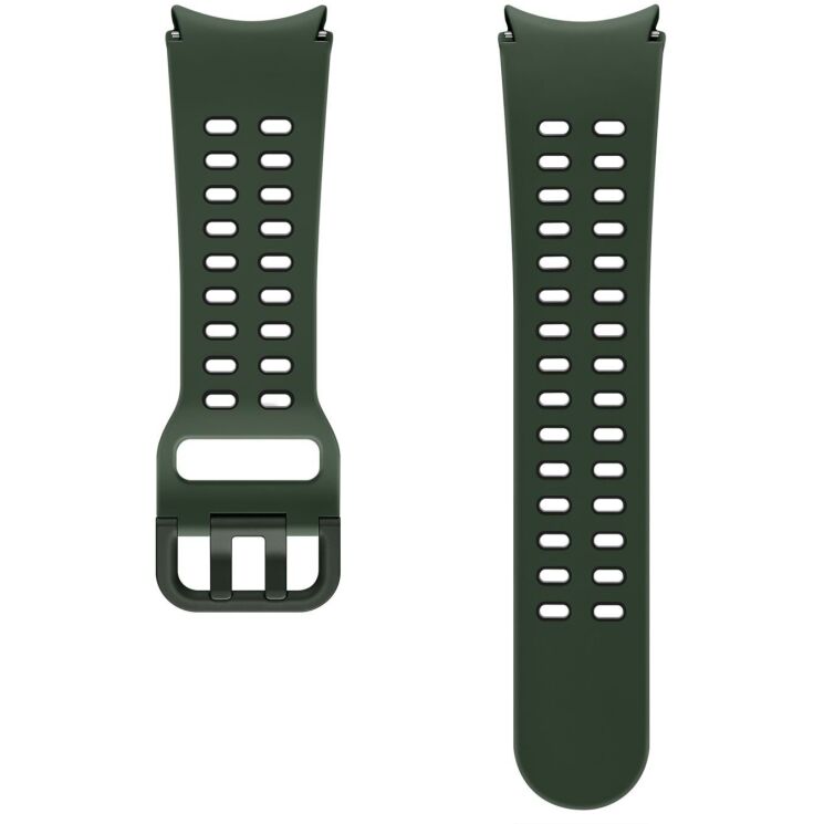 Оригинальный ремешок Extreme Sport Band (S/M) для Samsung Galaxy Watch 4 / 4 Classic / 5 / 5 Pro / 6 / 6 Classic / 7 / FE (ET-SXR93SGEGEU) - Green / Black: фото 1 из 3