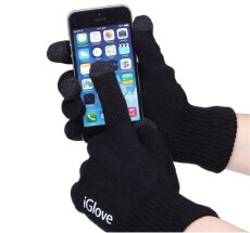Рукавички iGlove для ємнісних екранів - Black: фото 1 з 5