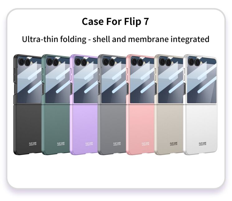 Пластиковый чехол GKK Hard Shell (FF) для Samsung Galaxy Flip 7 - Purple: фото 9 из 9