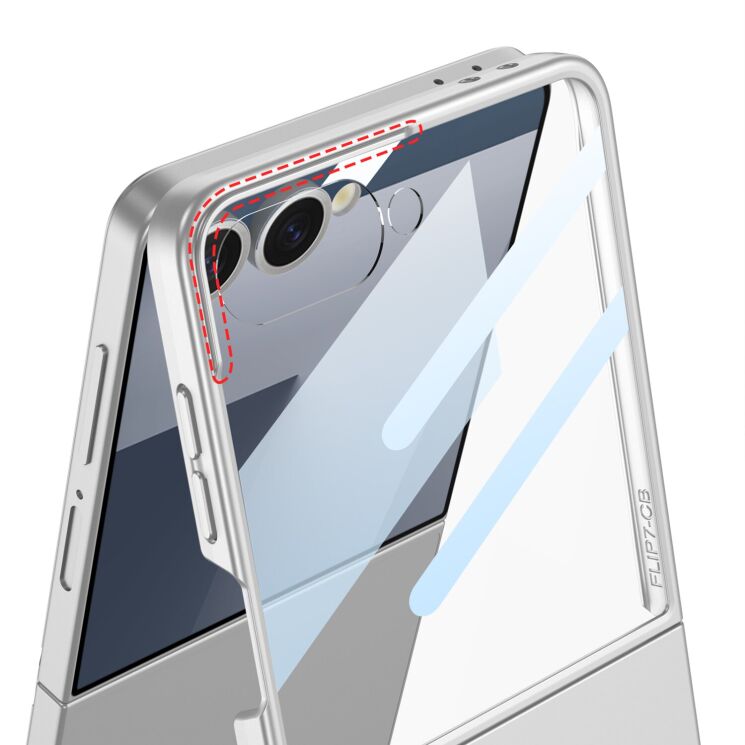 Пластиковый чехол GKK Hard Shell (FF) для Samsung Galaxy Flip 7 - Purple: фото 4 из 9