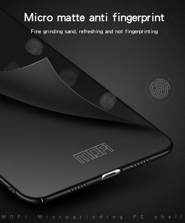 Пластиковый чехол MOFI Slim Shield для Xiaomi Mi 8 - Black: фото 7 из 10