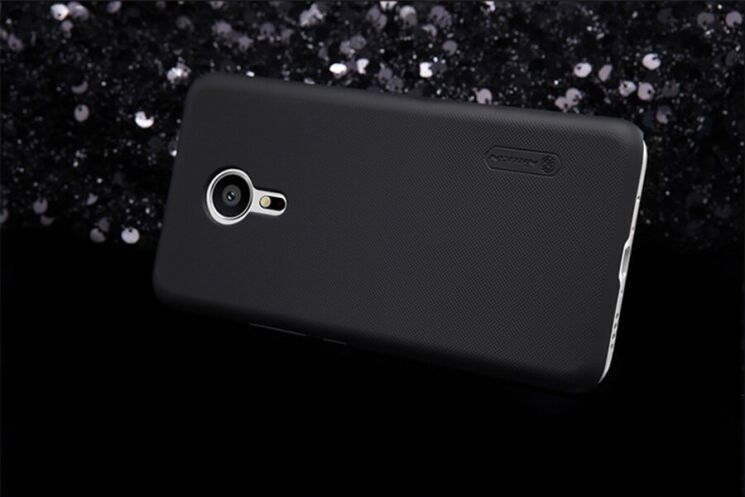 Пластиковый чехол NILLKIN Frosted Shield для Meizu Pro 5 - Black: фото 7 из 10