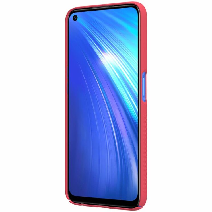 Пластиковий чохол NILLKIN Frosted Shield для Realme 6 - Red: фото 5 з 19