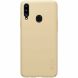 Пластиковый чехол NILLKIN Frosted Shield для Samsung Galaxy A20s (A207) - Gold (256459F). Фото 1 из 14