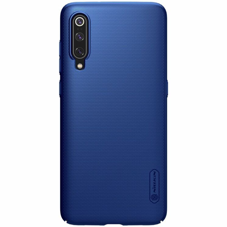 Пластиковий чохол NILLKIN Frosted Shield для Xiaomi Mi 9 - Blue: фото 1 з 13