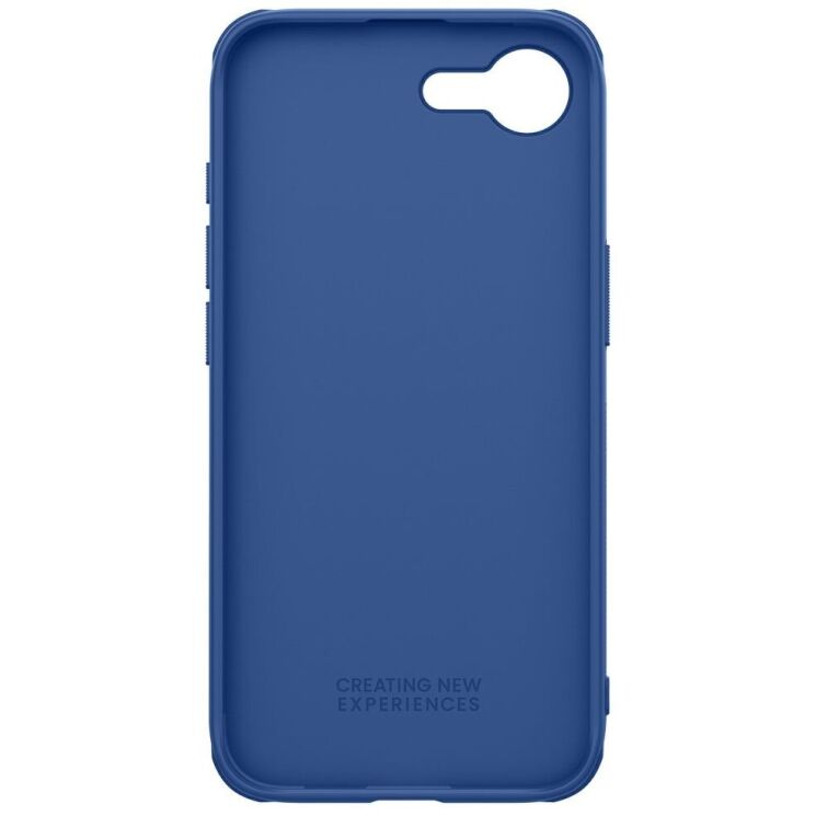 Пластиковый чехол NILLKIN Frosted Shield Pro для Apple iPhone 16e - Blue: фото 5 из 10