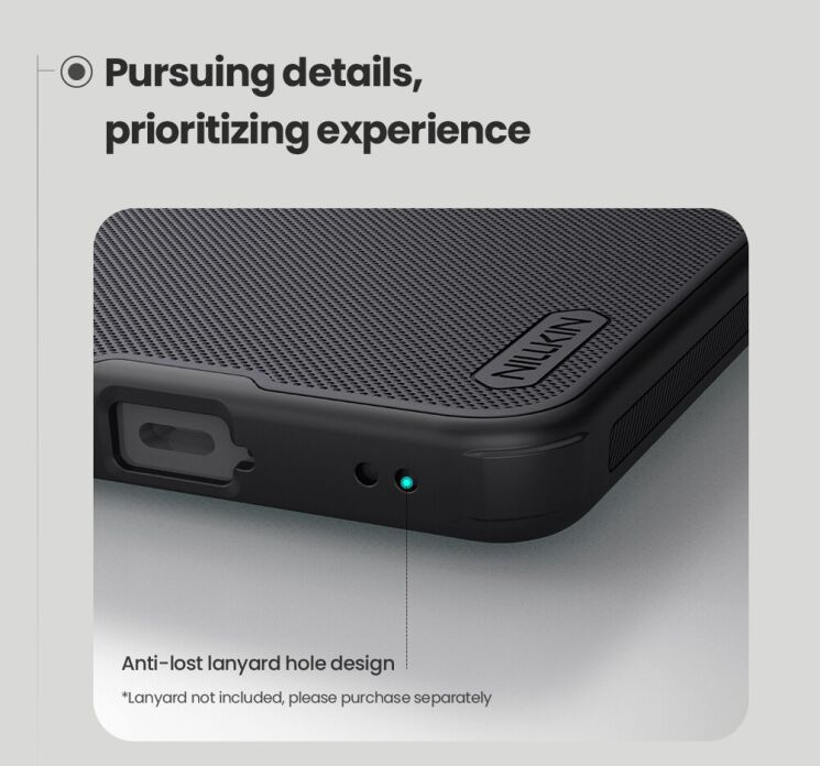 Пластиковий чохол NILLKIN Frosted Shield Pro для Nothing Phone (3) - Black: фото 13 з 18