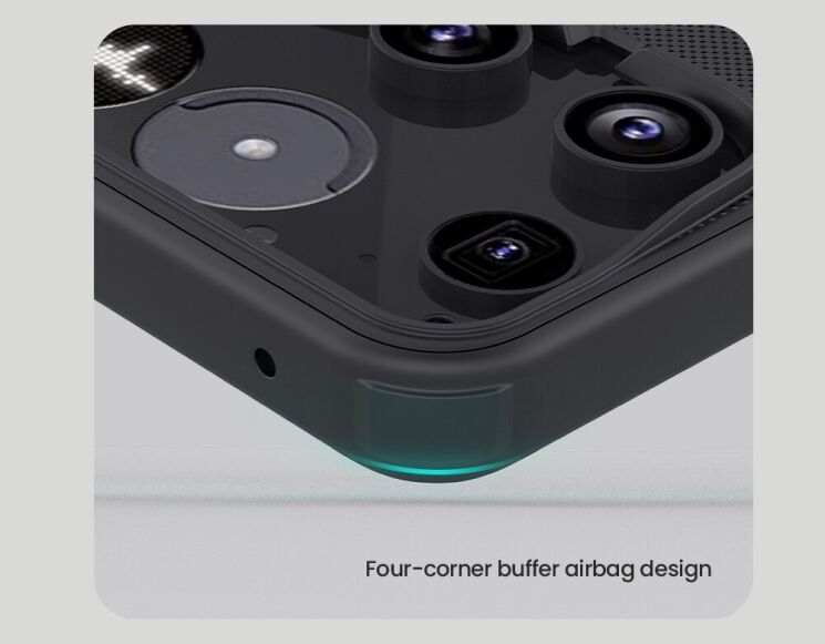 Пластиковий чохол NILLKIN Frosted Shield Pro для Nothing Phone (3) - Black: фото 10 з 18