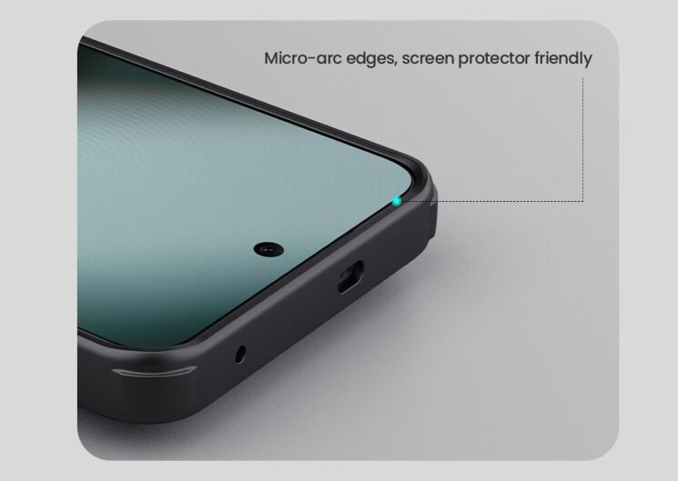Пластиковий чохол NILLKIN Frosted Shield Pro для Nothing Phone (3) - Black: фото 15 з 18