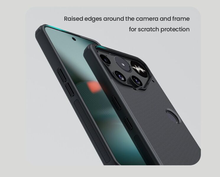 Пластиковий чохол NILLKIN Frosted Shield Pro для Nothing Phone (3) - Black: фото 12 з 18