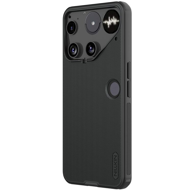 Пластиковий чохол NILLKIN Frosted Shield Pro для Nothing Phone (3) - Black: фото 2 з 18