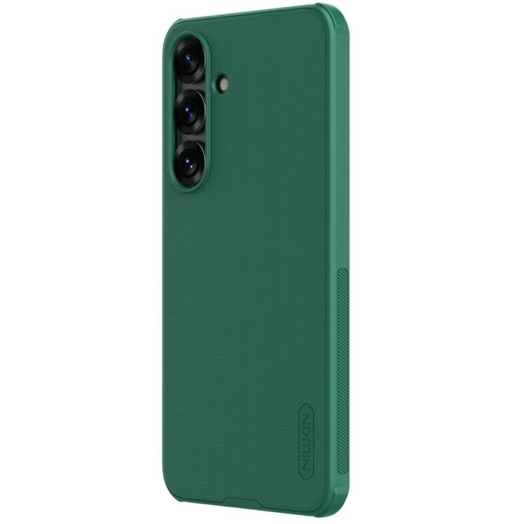Пластиковый чехол NILLKIN Frosted Shield Pro для Samsung Galaxy S25 Plus (S936) - Green: фото 2 из 18