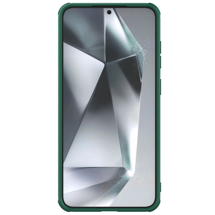 Пластиковый чехол NILLKIN Frosted Shield Pro для Samsung Galaxy S25 Plus (S936) - Green: фото 3 из 18