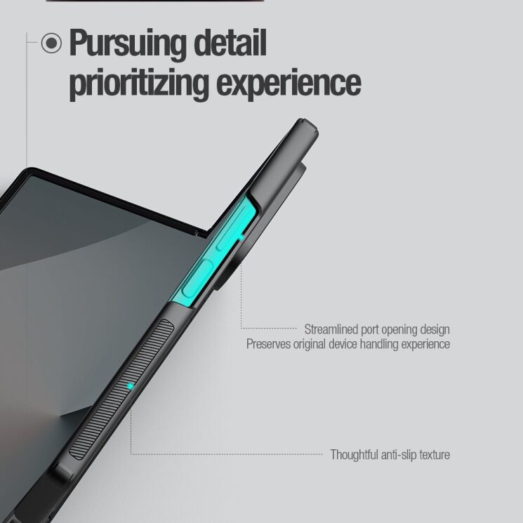 Пластиковый чехол NILLKIN Frosted Shield Pro (FF) для Samsung Galaxy Fold 6 - Blue: фото 9 из 11