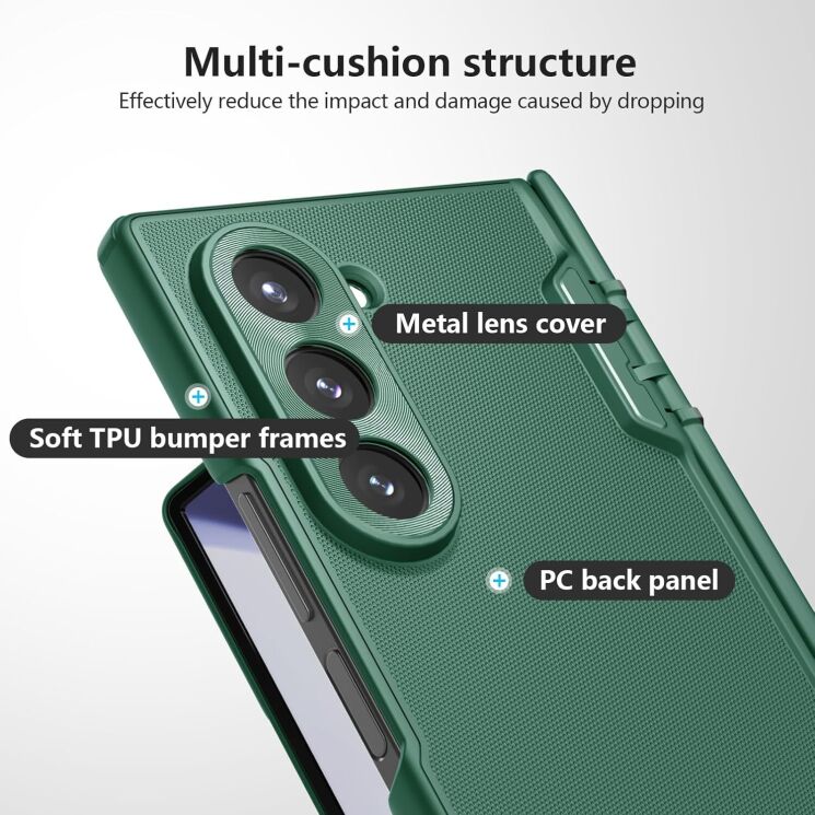 Пластиковий чохол NILLKIN Frosted Shield Pro (FF) для Samsung Galaxy Fold 6 - Black (357672B) Пластиковий чохол NILLKIN Frosted Shield Pro (FF) для Samsung Galaxy Fold 6 - Black: фото 10 з 10