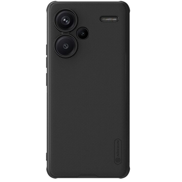Пластиковий чохол NILLKIN Frosted Shield Pro Magnetic для Xiaomi Redmi Note 13 Pro+ - Black: фото 1 з 14