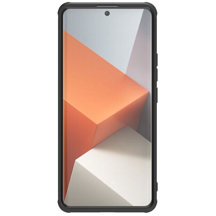 Пластиковий чохол NILLKIN Frosted Shield Pro Magnetic для Xiaomi Redmi Note 13 Pro+ - Black: фото 2 з 14