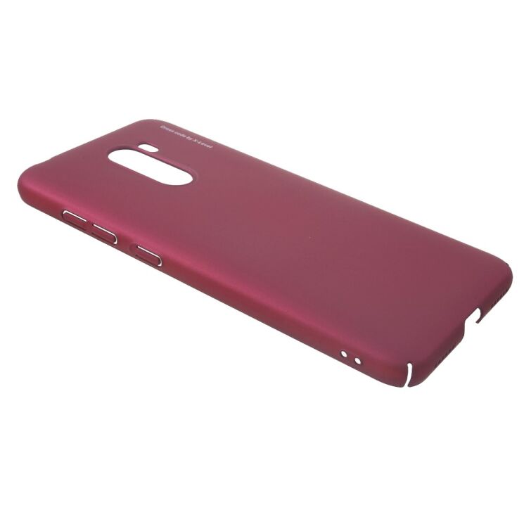 Пластиковий чохол X-LEVEL Slim для Xiaomi Pocophone F1 - Wine Red: фото 2 з 4