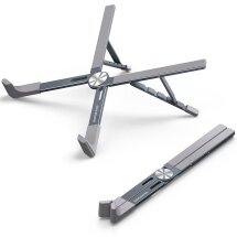 Подставка для ноутбука DUX DUCIS X-shaped Laptop Stand - Silver: фото 1 из 12