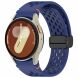 Ремешок Deexe Astra Strap для Samsung Galaxy Watch 4 / 4 Classic / 5 / 5 Pro / 6 / 6 Classic / 7 / FE - Midnight Blue (358122MB). Фото 2 из 7