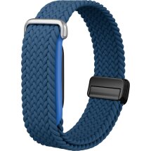 Ремешок Deexe Braided Loop для Google Fitbit Air - Dark Blue: фото 1 из 3