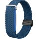 Ремешок Deexe Braided Loop для Google Fitbit Air - Dark Blue (258018DB). Фото 1 из 3