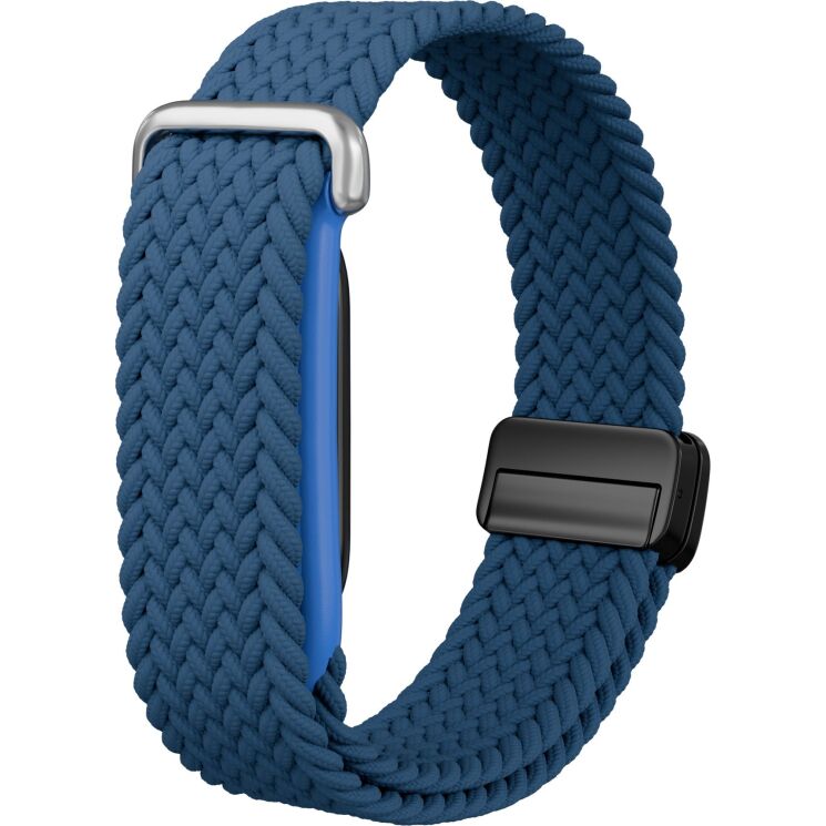 Ремешок Deexe Braided Loop для Google Fitbit Air - Dark Blue: фото 1 из 3