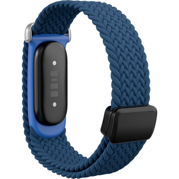 Ремешок Deexe Braided Loop для Google Fitbit Air - Dark Blue: фото 3 из 3