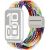 Ремінець Deexe Braided Loop для Honor Band 11 / 11 Pro - Rainbow: фото 1 з 6