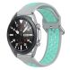 Ремешок Deexe Dual Color для Samsung Galaxy Watch 3 (41mm) - Grey / Cyan (235406K). Фото 4 из 5