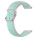 Ремешок Deexe Dual Color для Samsung Galaxy Watch 3 (41mm) - Grey / Cyan (235406K). Фото 1 из 5