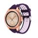 Ремінець Deexe Dual Color для Samsung Galaxy Watch 42mm - Dark Purple/Light Purple (116903V). Фото 1 з 4