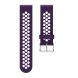Ремінець Deexe Dual Color для Samsung Galaxy Watch 42mm - Dark Purple/Light Purple (116903V). Фото 3 з 4