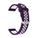 Ремінець Deexe Dual Color для Samsung Galaxy Watch 42mm - Dark Purple/Light Purple (116903V). Фото 4 з 4