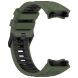 Ремінець Deexe Dual Color для Xiaomi Amazfit T-ReX 3 - Olive Green / Black (382705OB). Фото 4 з 9