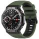 Ремінець Deexe Dual Color для Xiaomi Amazfit T-ReX 3 - Olive Green / Black (382705OB). Фото 2 з 9