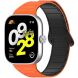 Ремешок Deexe Flexible Fit для Xiaomi Redmi Watch 4 / Mi Smart Band 8 Pro / Band 9 Pro - Black / Orange (370308BO). Фото 2 из 6