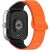 Ремешок Deexe Flexible Fit для Xiaomi Redmi Watch 4 / Mi Smart Band 8 Pro / Band 9 Pro - Black / Orange: фото 1 из 6