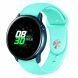 Ремешок Deexe Flexible Watch Band для Samsung Watch Active / Active 2 40mm / Active 2 44mm - Cyan (223102C). Фото 3 из 4