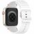 Ремешок Deexe Galaxy Strap для Apple Watch 46 / 45 / 44 / SE 44 / 42 (Series 1-3) / Ultra / Ultra 2 - White: фото 1 из 7