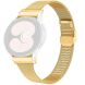 Ремешок Deexe Milanese Bracelet для Samsung Galaxy Watch 4 / 4 Classic / 5 / 5 Pro / 6 / 6 Classic / 7 / FE - Gold (358126F). Фото 1 из 7