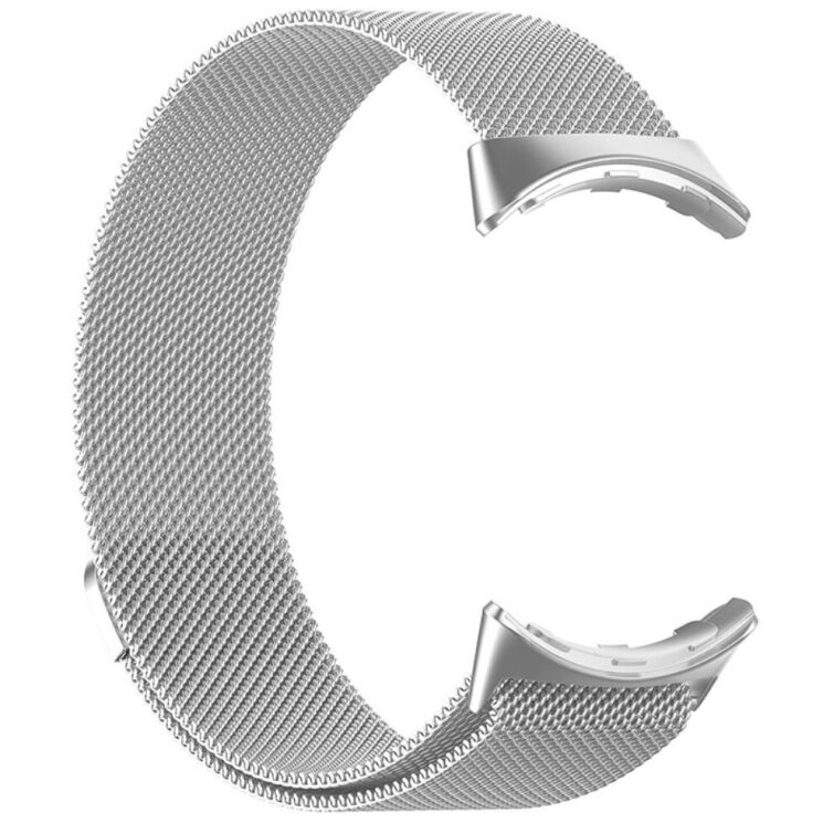 Ремешок Deexe Milanese Loop для Google Pixel Watch / Watch 2 / Watch 3 (41mm) - Silver: фото 4 из 8