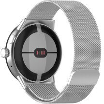 Ремешок Deexe Milanese Loop для Google Pixel Watch / Watch 2 / Watch 3 (41mm) - Silver: фото 1 из 8