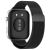 Ремінець Deexe Milanese Stainless Steel для Huawei Watch Fit 3 - Black: фото 1 з 8