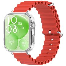Ремешок Deexe Ocean Silicone для Huawei Watch Fit 3 - Red: фото 1 из 3