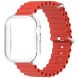Ремешок Deexe Ocean Silicone для Huawei Watch Fit 3 - Red (357116R). Фото 2 из 3