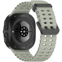 Ремешок Deexe Ocean Strap для Samsung Galaxy Watch Ultra (47mm) - Grey Green: фото 1 из 9