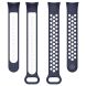 Ремешок Deexe Dual Color для Xiaomi Mi Smart Band 8 / 9 - Midnight Blue / White (326043LW). Фото 5 из 7