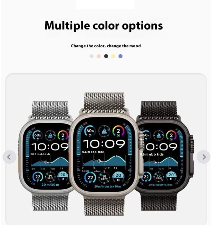 Ремінець Deexe Polaris Strap для Apple Watch 42 (Series 10) / 41 / 40 / SE 40 / 38 - Silver: фото 6 з 12