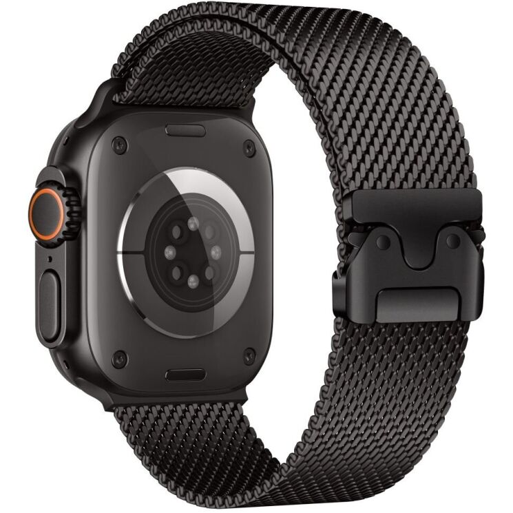 Ремінець Deexe Polaris Strap для Apple Watch 42 (Series 10) / 41 / 40 / SE 40 / 38 - Black: фото 1 з 12